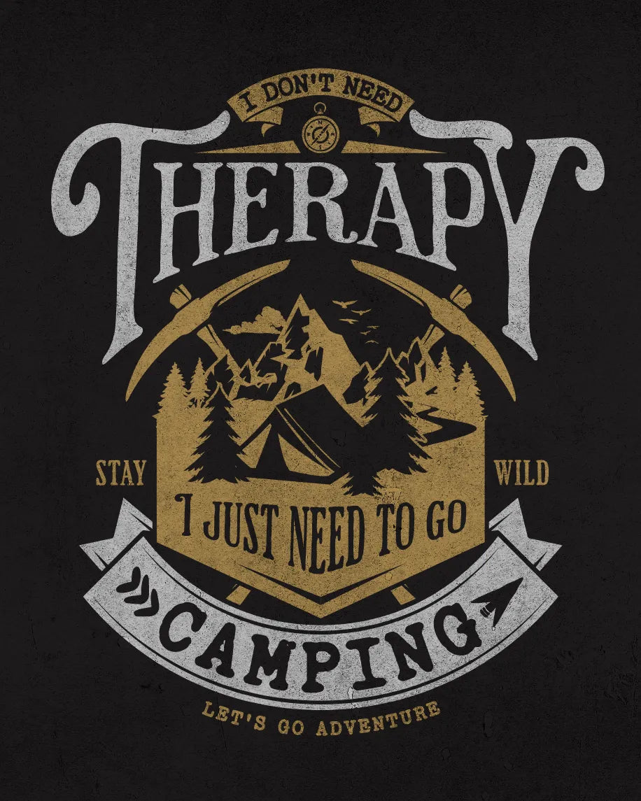 Camping Therapy Adventure T-shirt