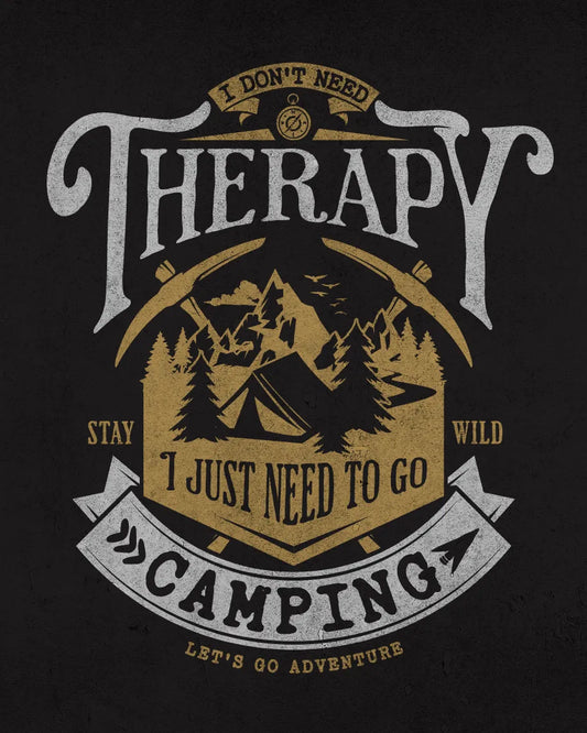 Camping Therapy Adventure T-shirt