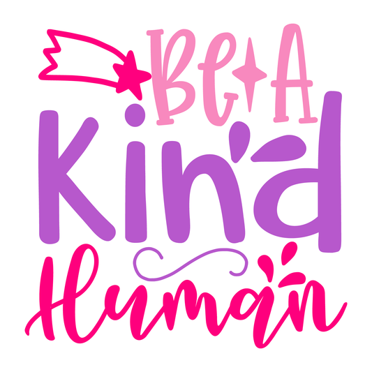 Be A Kind Human- Tee (White)