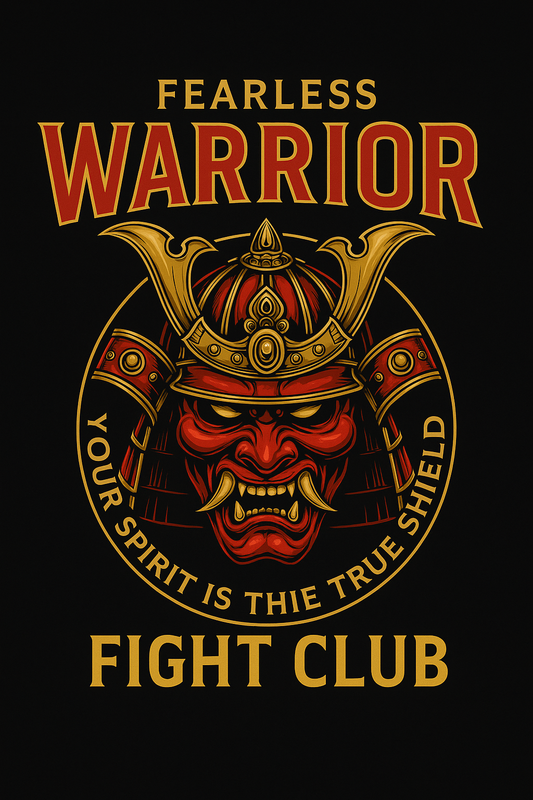 Fearless Warrior Oni Mask Tee (Black)
