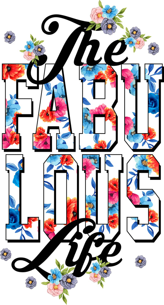 Fabulous Life Floral T-shirt (White)