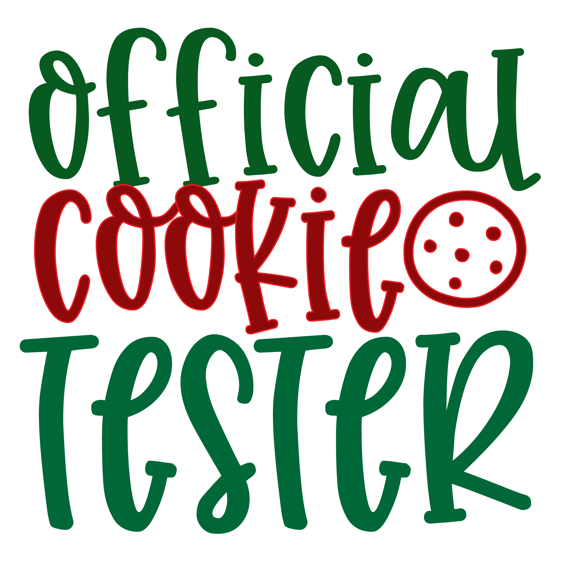 Official Cookie Tester T-shirt (White)