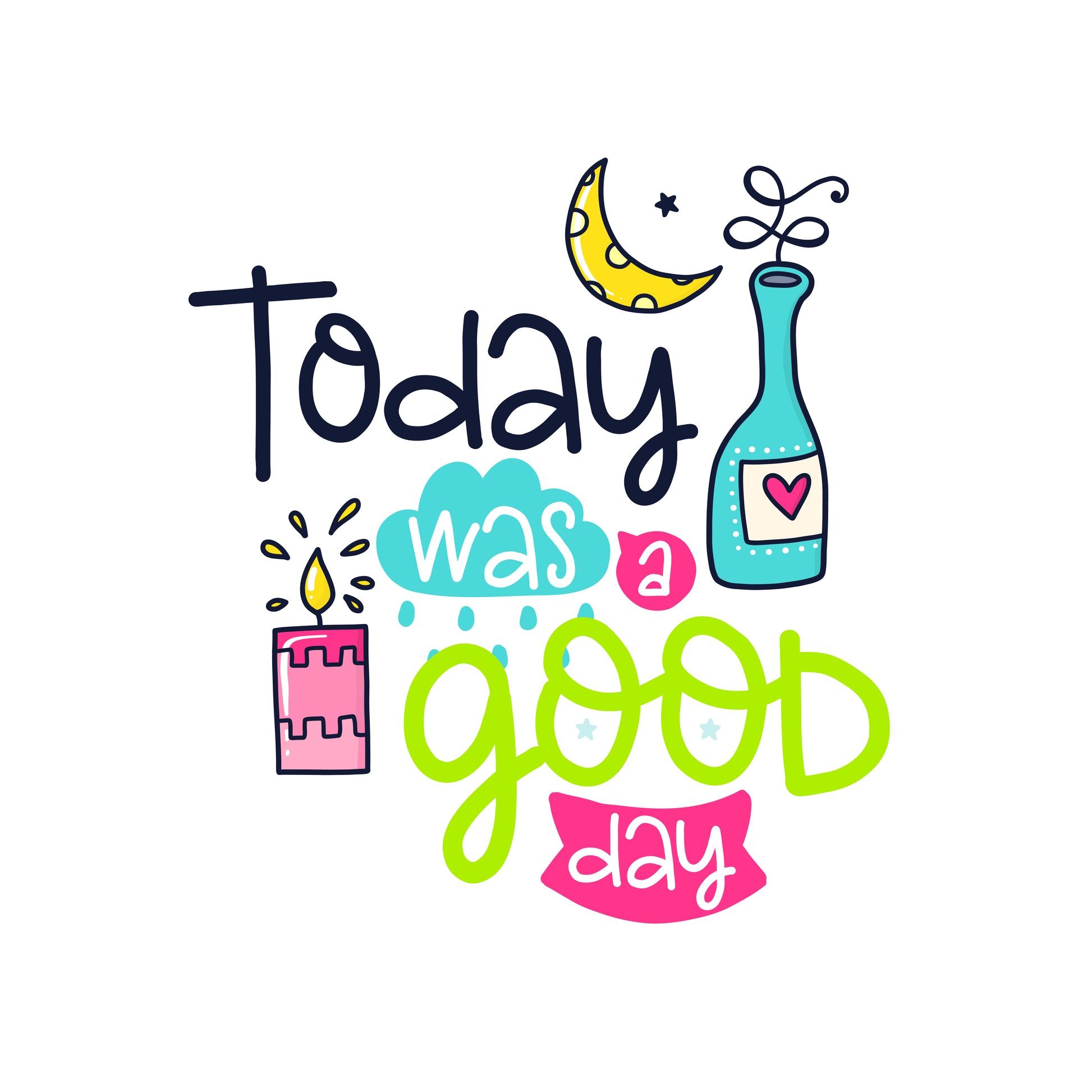 Good Day Celebration T-shirt (White)