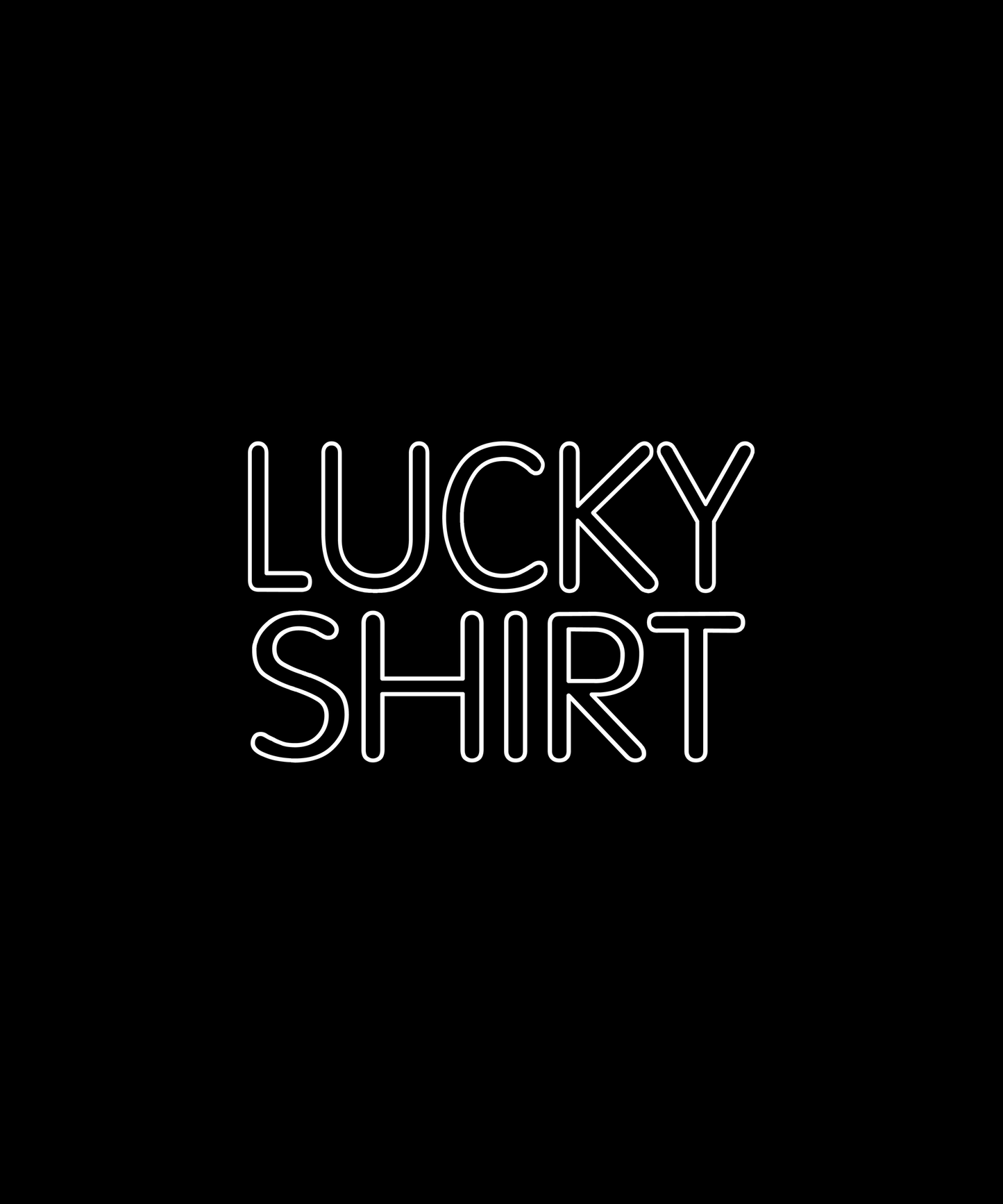 Lucky Shirt Design (Black)