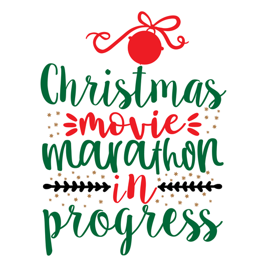 Christmas Movie Marathon Shirt (White)
