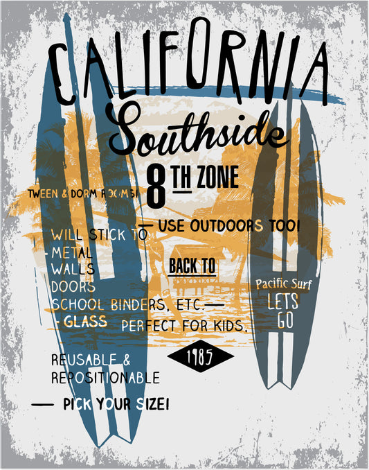 California Southside Surf T-shirt (Black)
