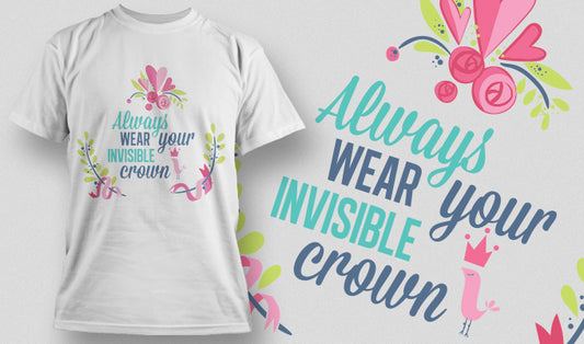 Wear Your Invisible Crown T-shirt (White)