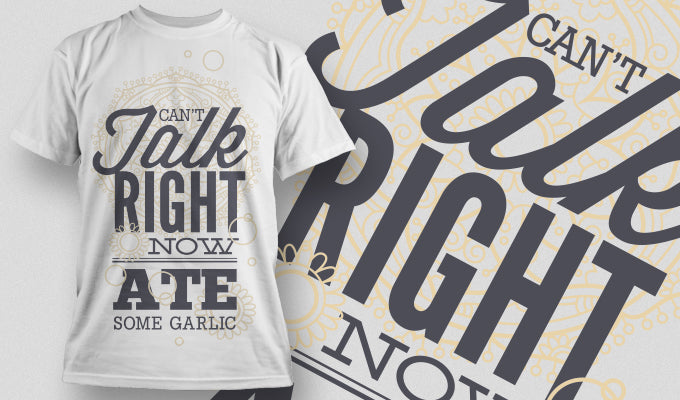 Garlic Lover's T-shirt (White)