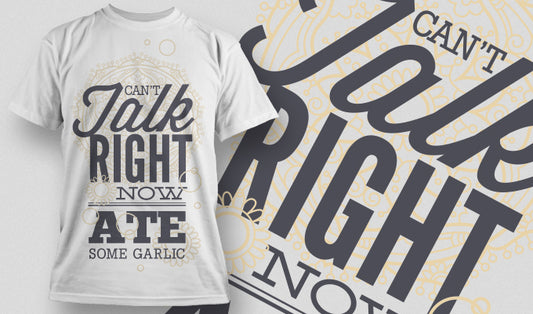 Garlic Lover's T-shirt (White)