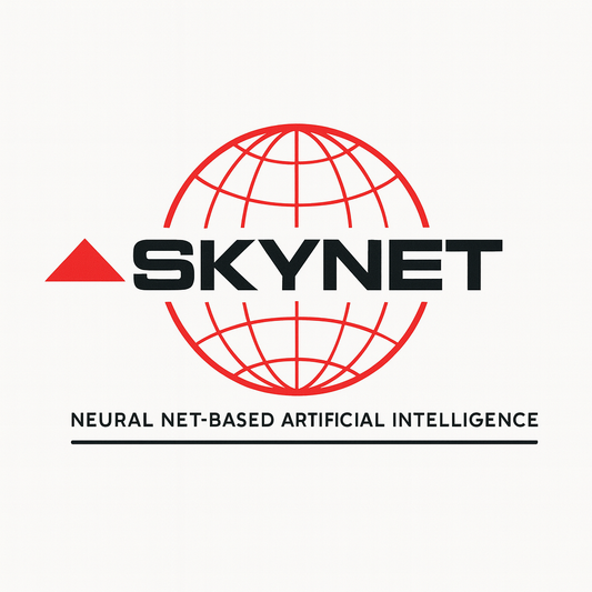 Skynet Neural Net Ai Logo Tee (White)