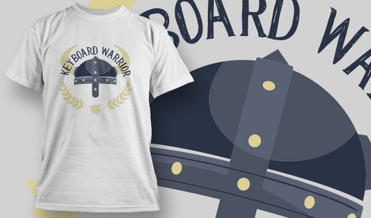 Keyboard Warrior Graphic Tee (Black)