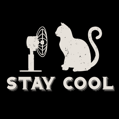 Stay Cool Cat T-shirt (White)