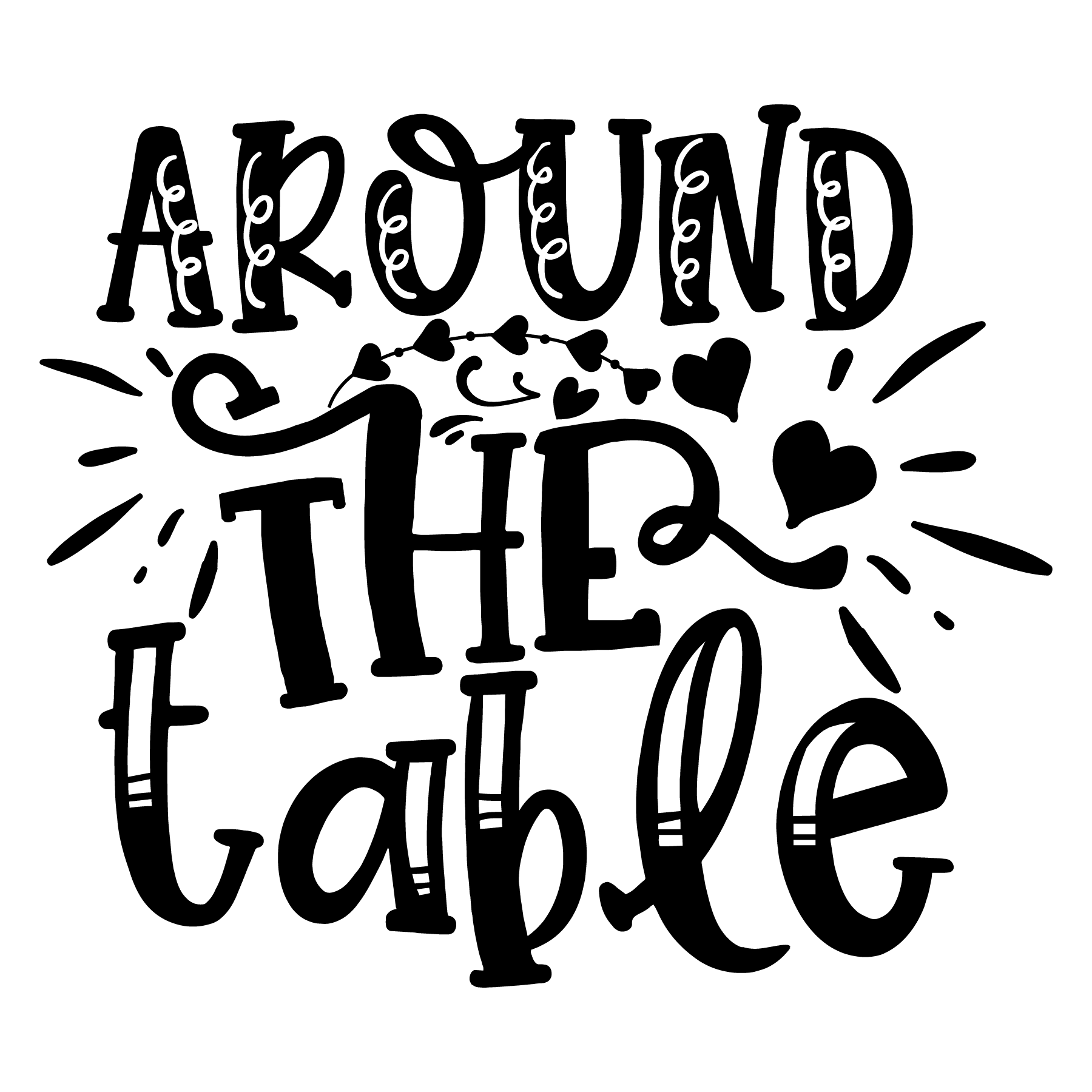 Around The Table- Tee (White)