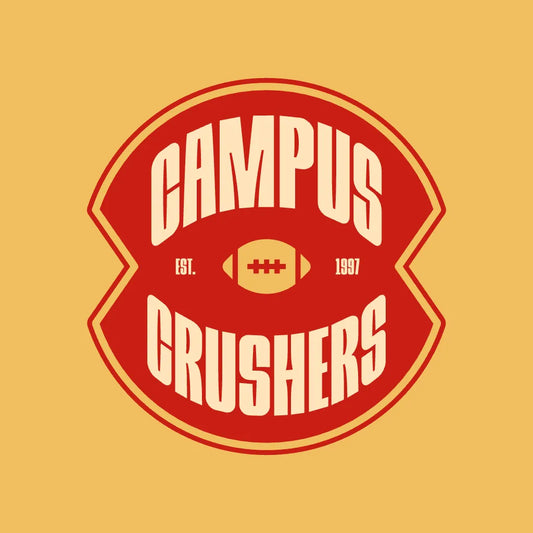 Campus Crushers Football Tee