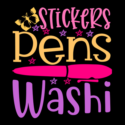 Creative Stationery T-Shirt (Black version)