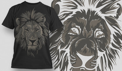 Majestic Lion Graphic Tee (Black)