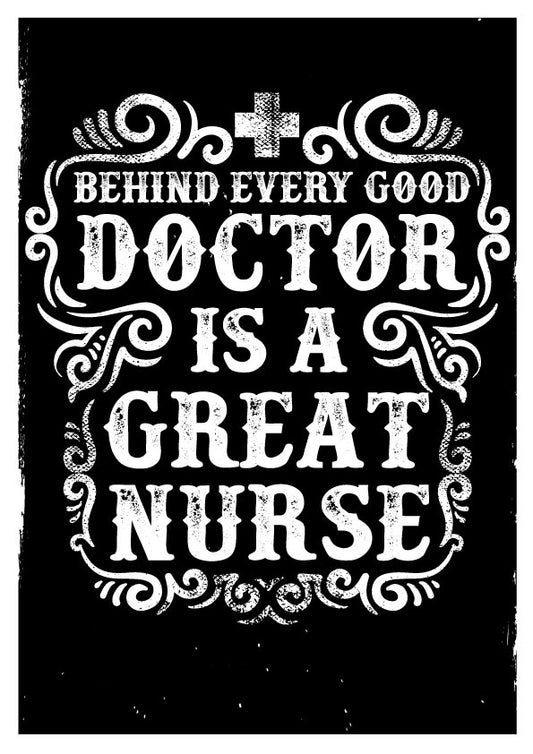 Great Nurse Appreciation T-shirt (Black)