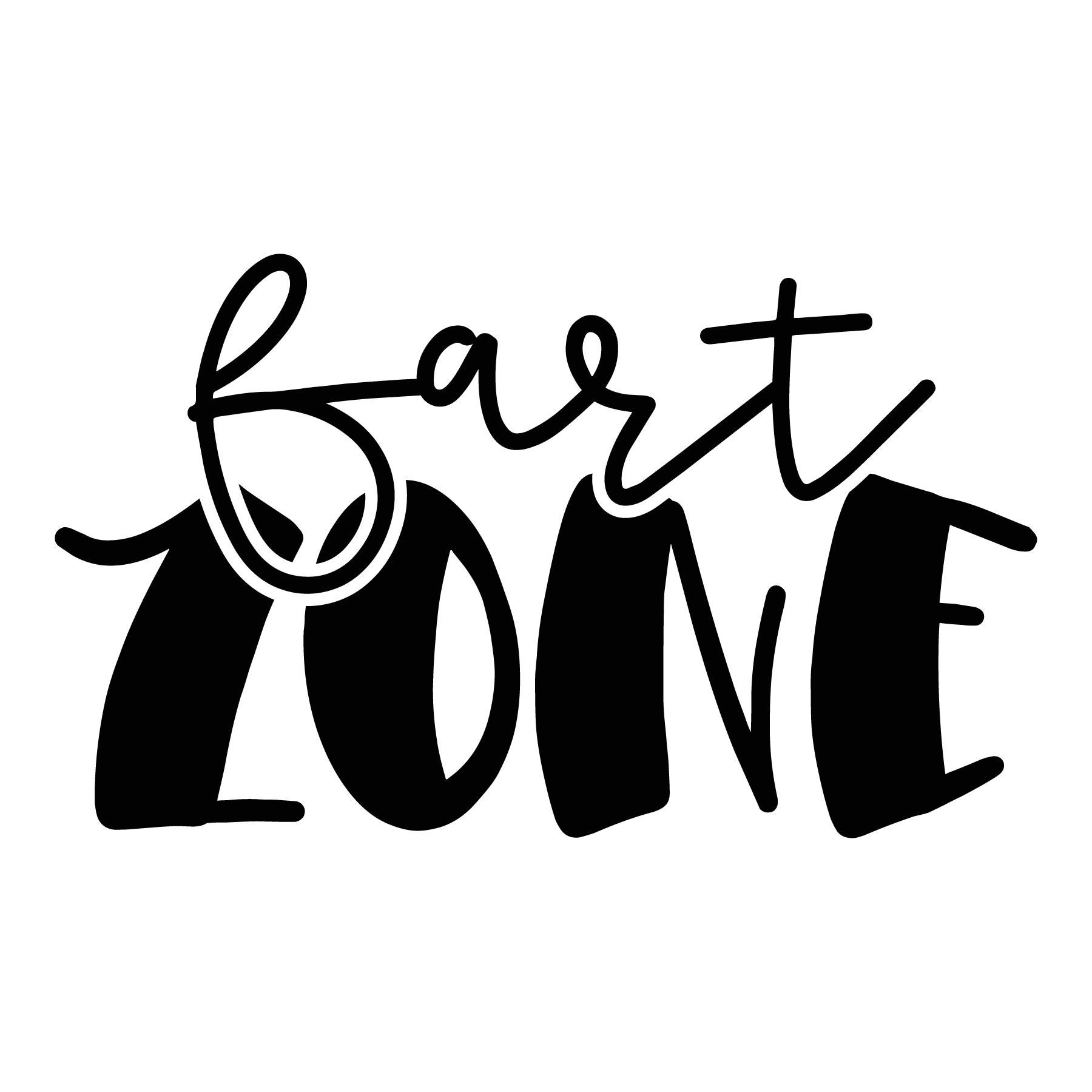 Humorous Bart Zone T-shirt (White)