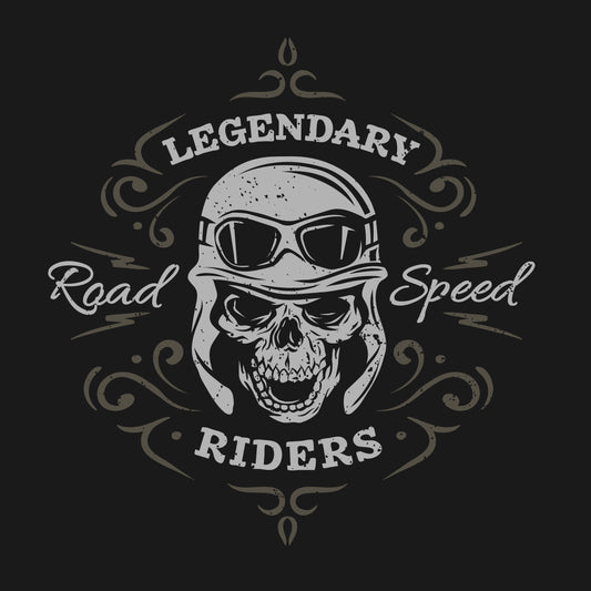 Legendary Riders Skull T-shirt (Black)
