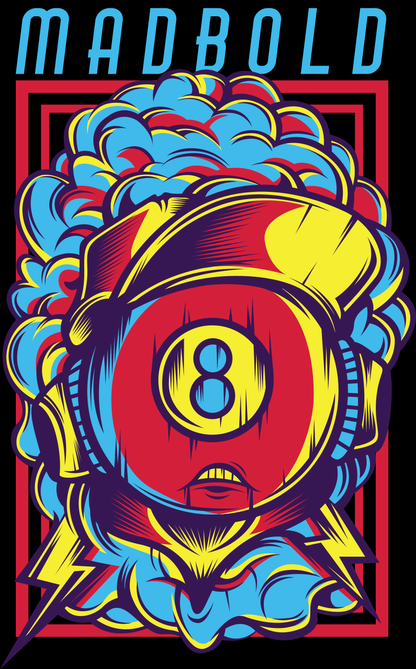 Bold Graphic T-shirt Design (White)