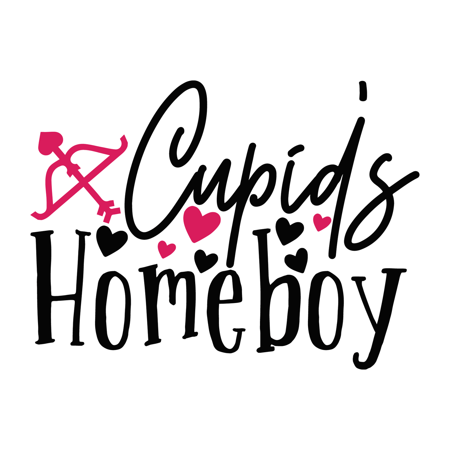 Cupid's Homeboy- Tee (White)