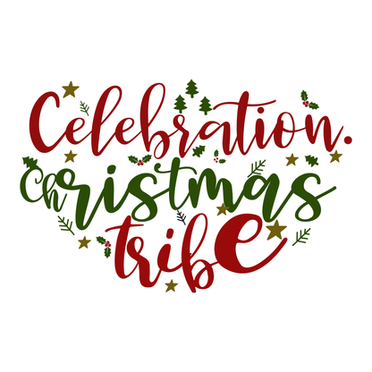 Christmas Celebration Tribe T-shirt (White)