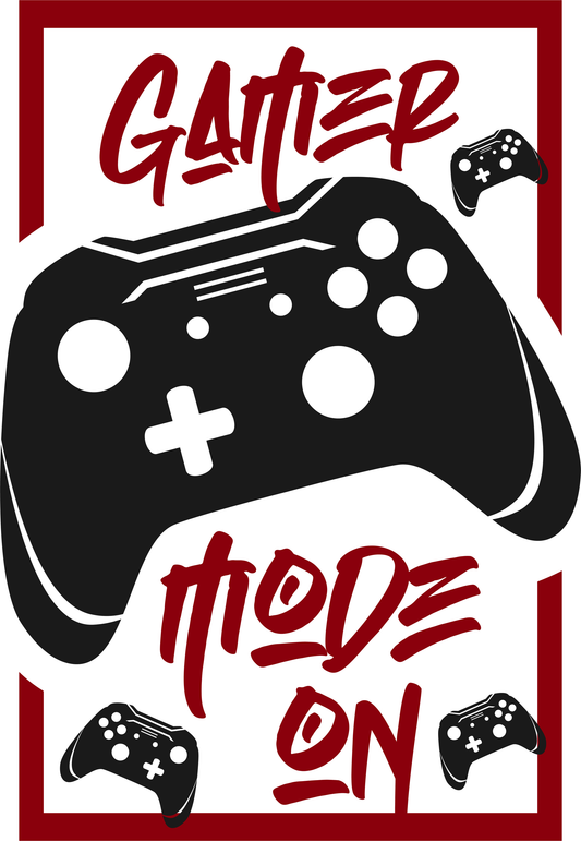 Gamer Mode On (White)