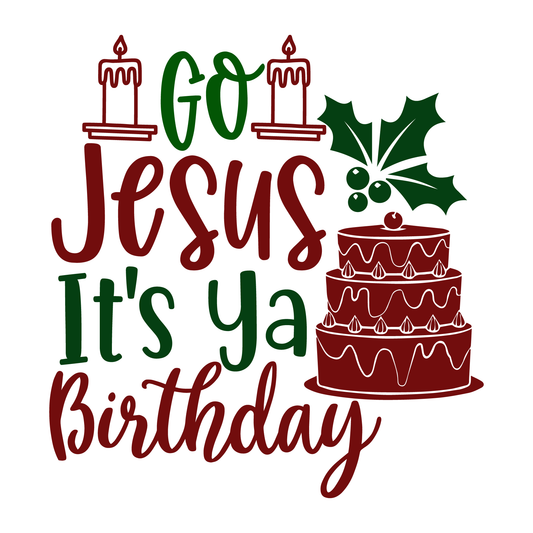 Celebrate Jesus' Birthday T-shirt (White)
