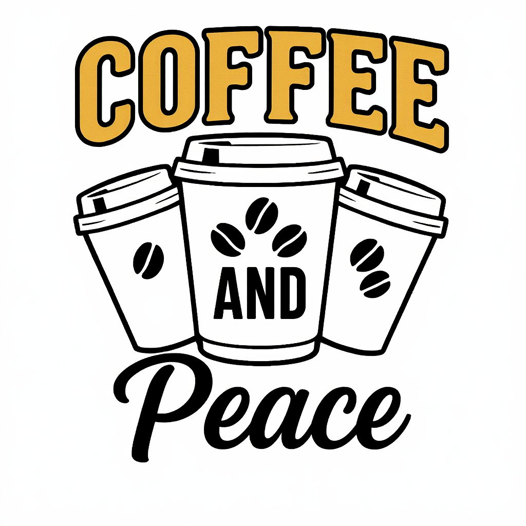 Coffee And Peace T-shirt