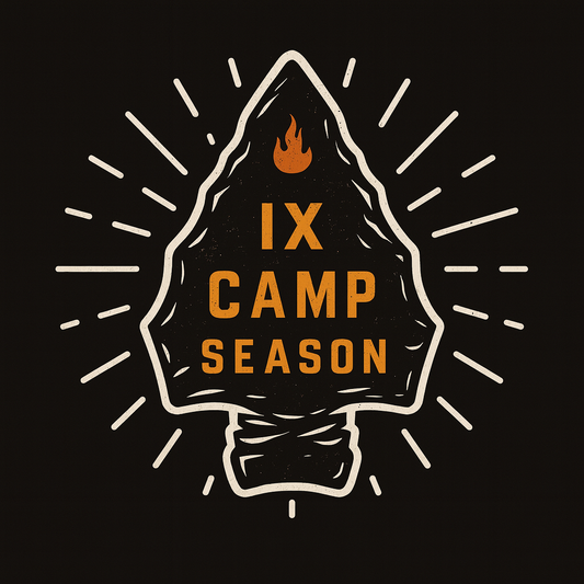 Camp Season Arrowhead Flame Tee (Black)