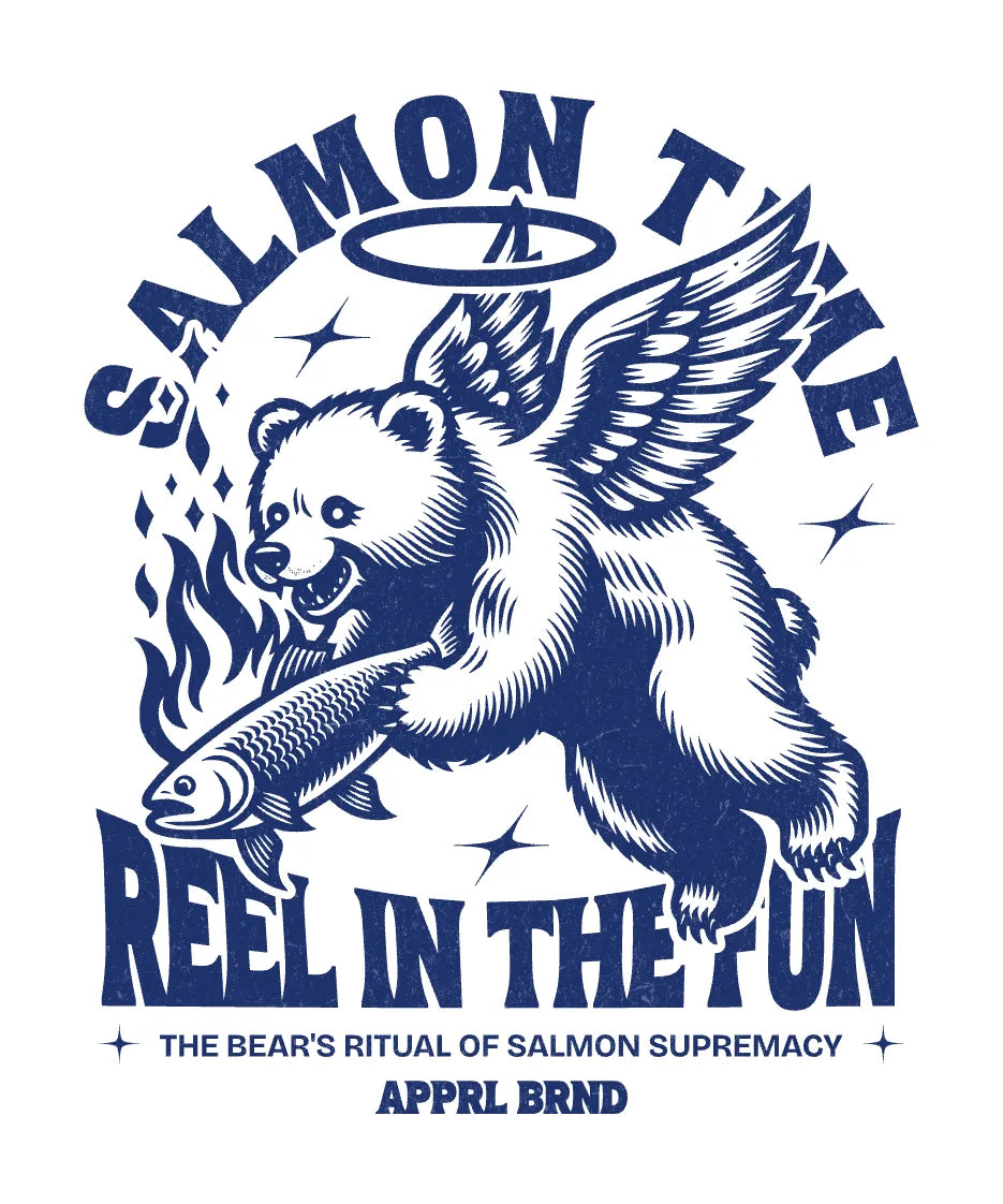 Salmon Time Fun T-shirt