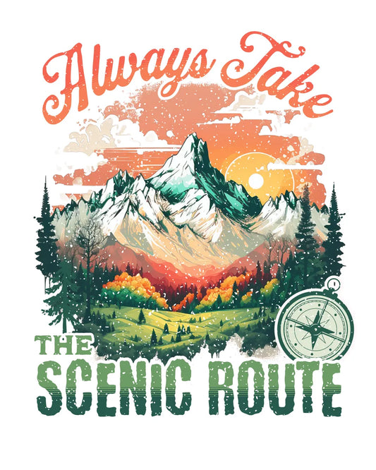 Always Take Scenic Route T-shirt