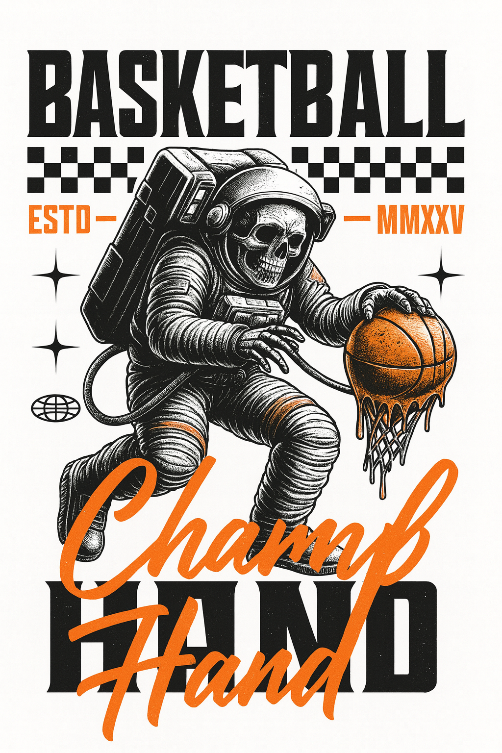 Astronaut Basketball Graphic Tee
