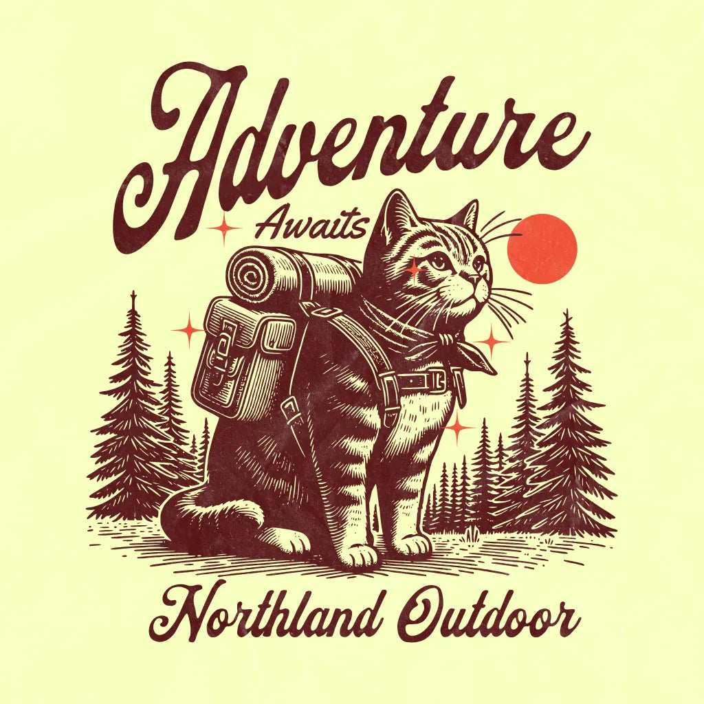Adventure Awaits Cat T-shirt