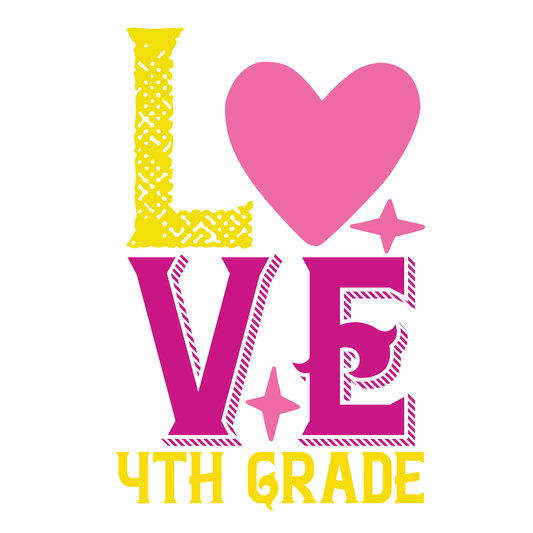 4th Grade Love- Tee (White)