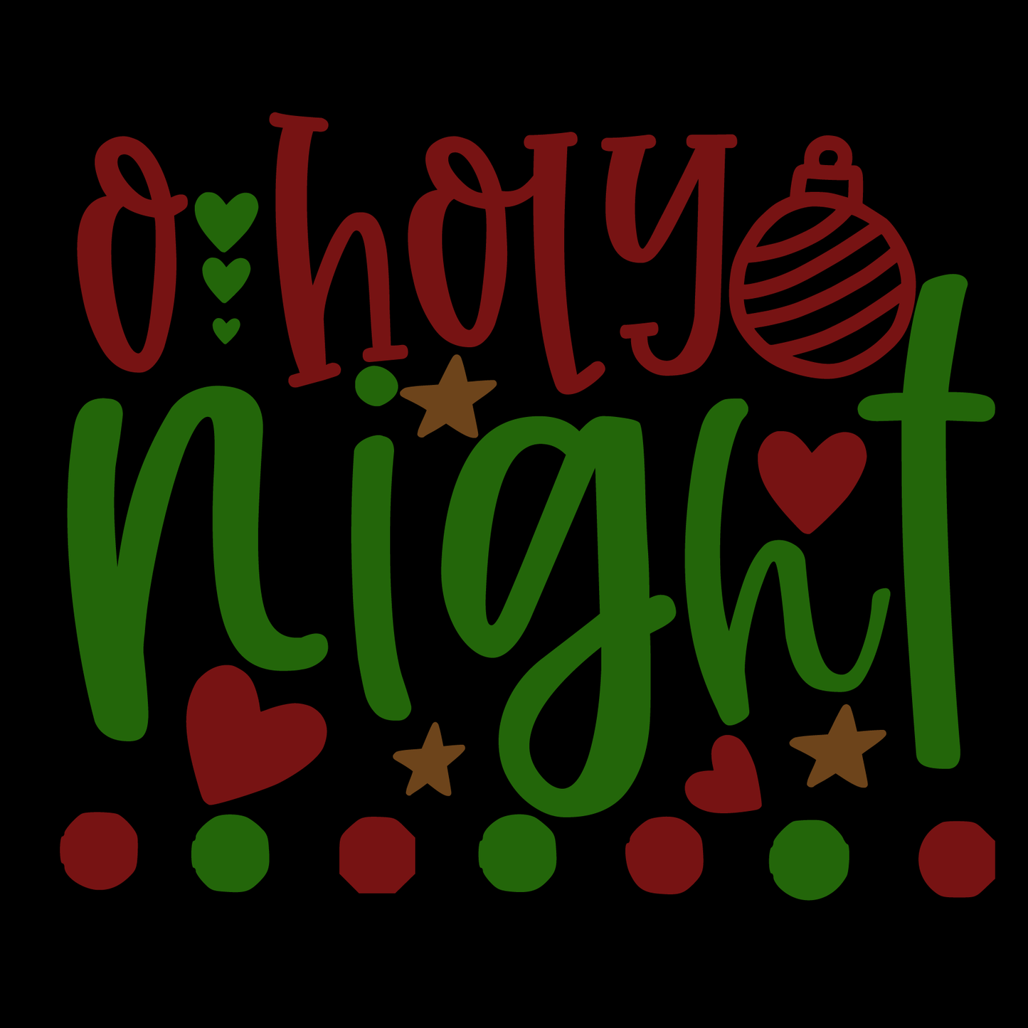 O Holy Night Holiday T-shirt (White)