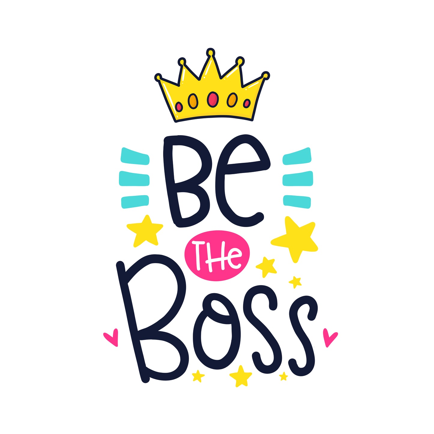 Be The Boss T-shirt (White)