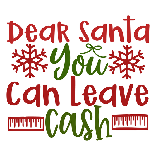 Dear Santa Cash T-shirt (White)