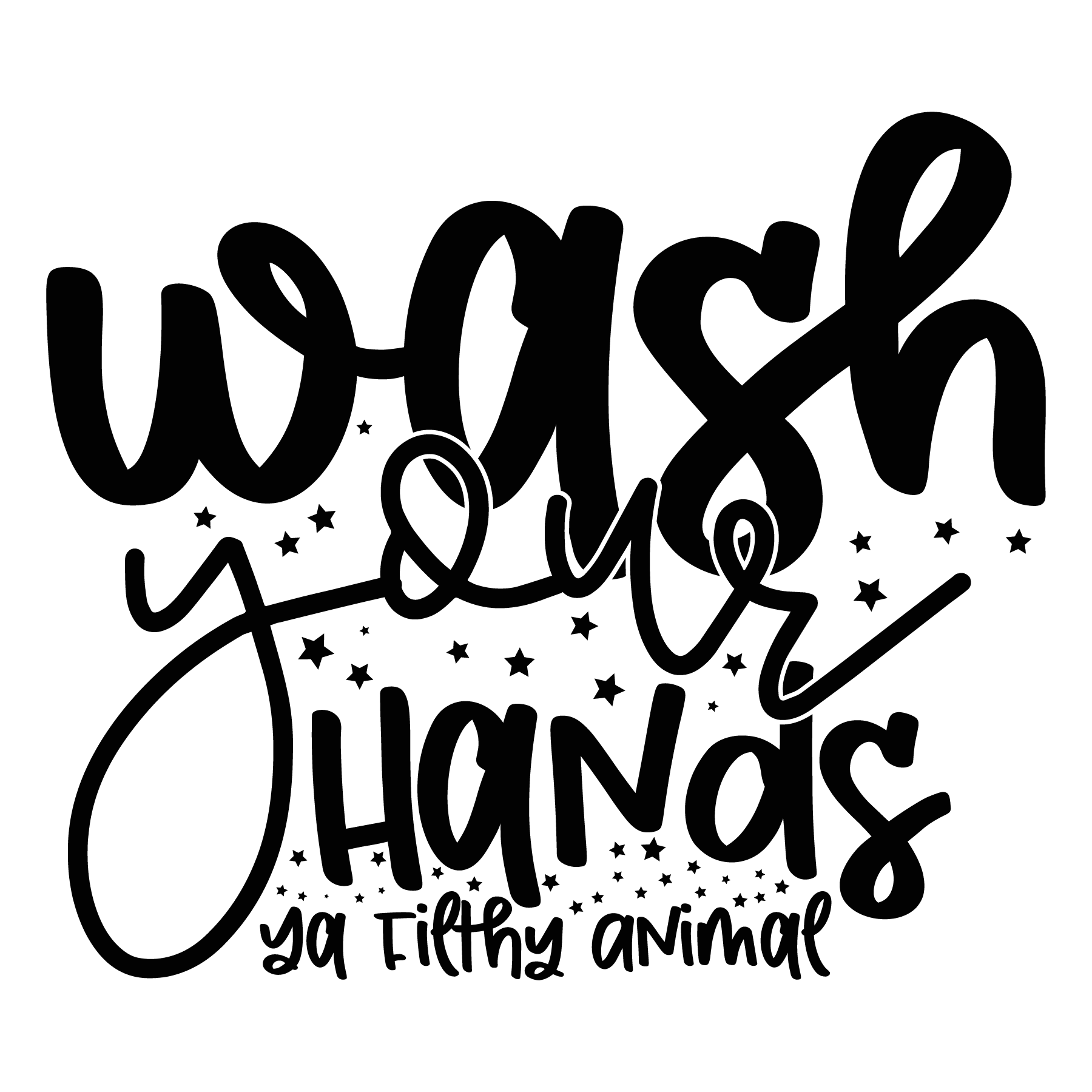 Wash Your Hands T-shirt (White)