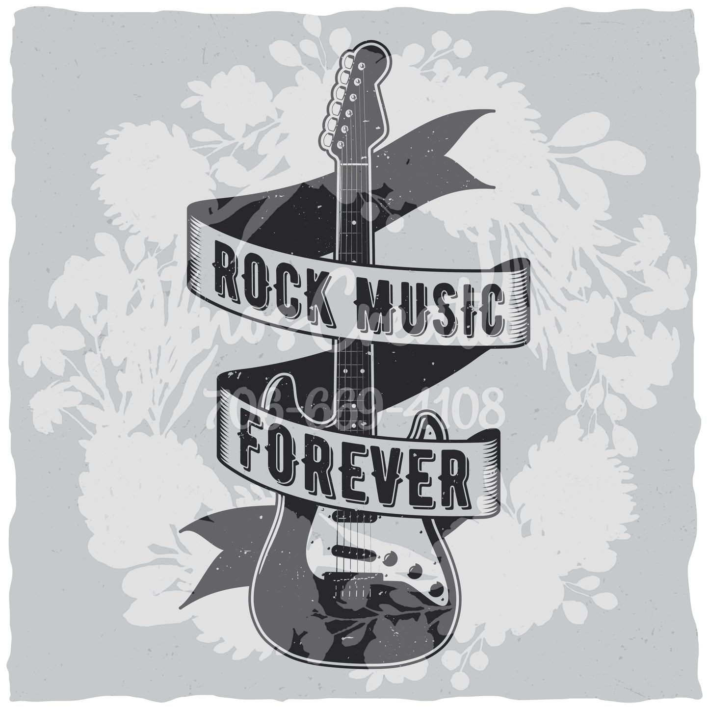 Rock Music Forever T-shirt (Black) [WM v1 f972bea4]