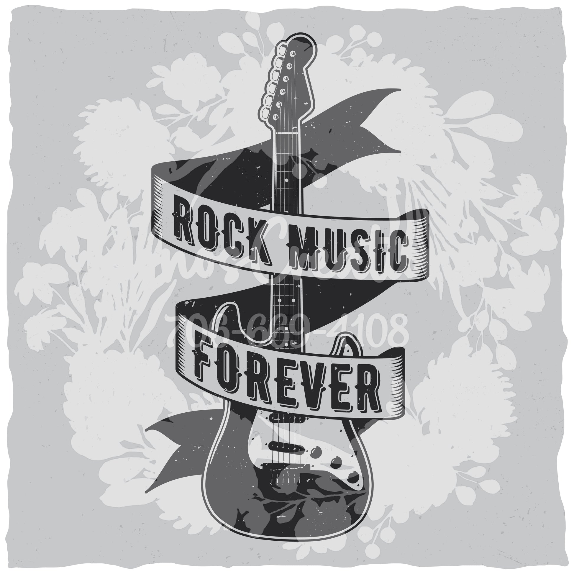 Rock Music Forever T-shirt (Black) [WM v1 f972bea4]
