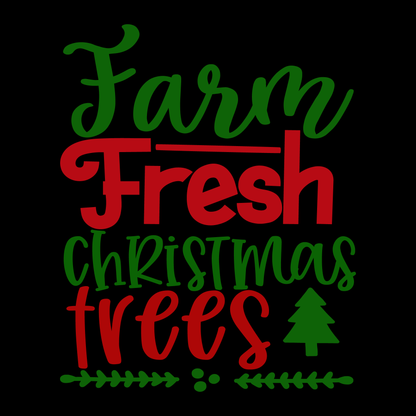 Farm Fresh Christmas Trees T-shirt (White)