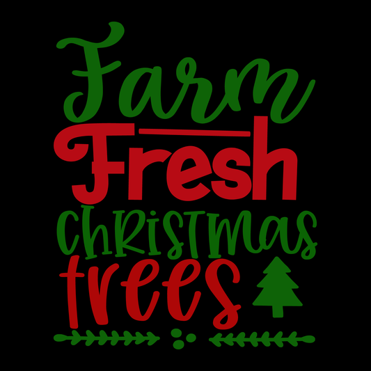 Farm Fresh Christmas Trees T-shirt (White)