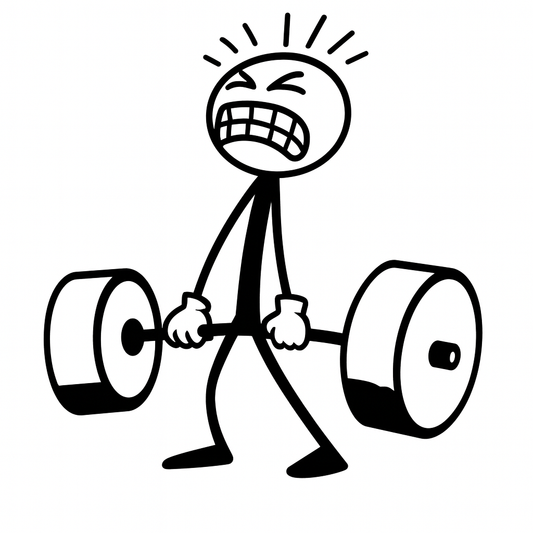 Strength Training Stick Figure T-shirt