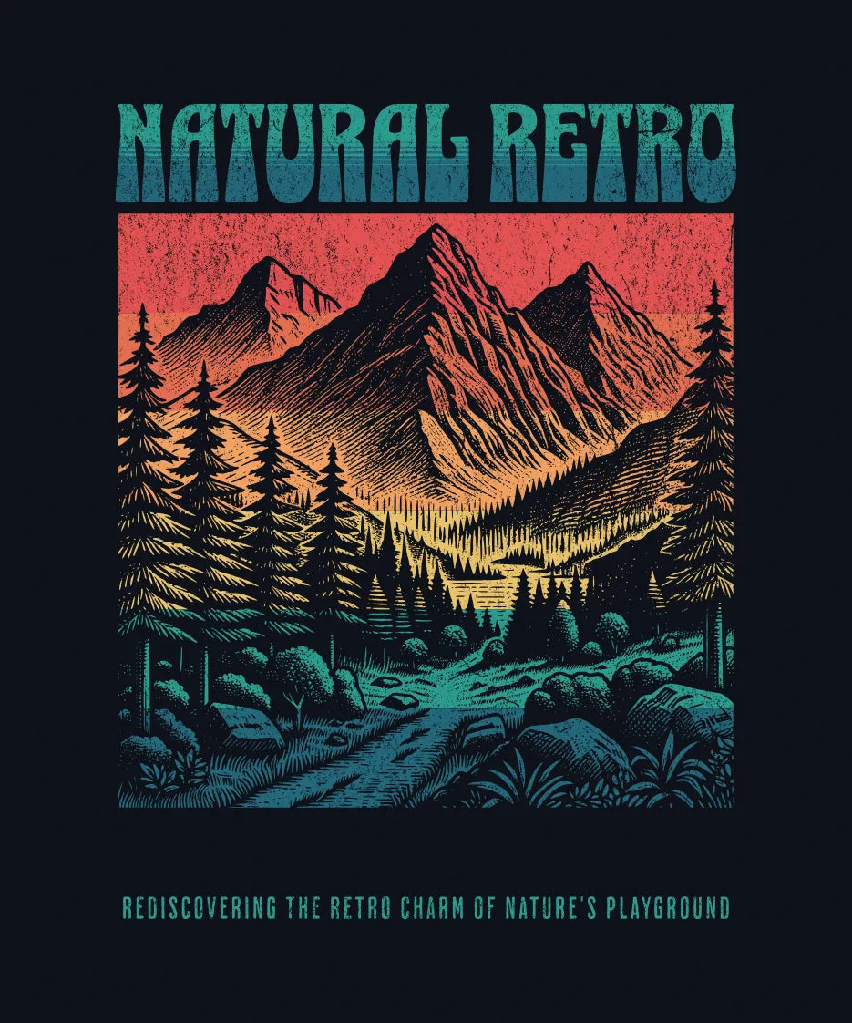Retro Nature Adventure T-shirt
