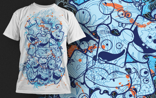 Playful Graphic T-shirt (White)