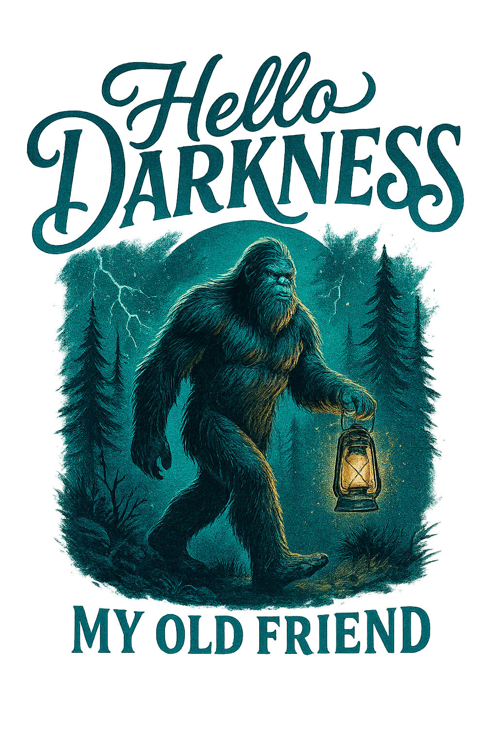 Bigfoot Lantern Adventure T-shirt