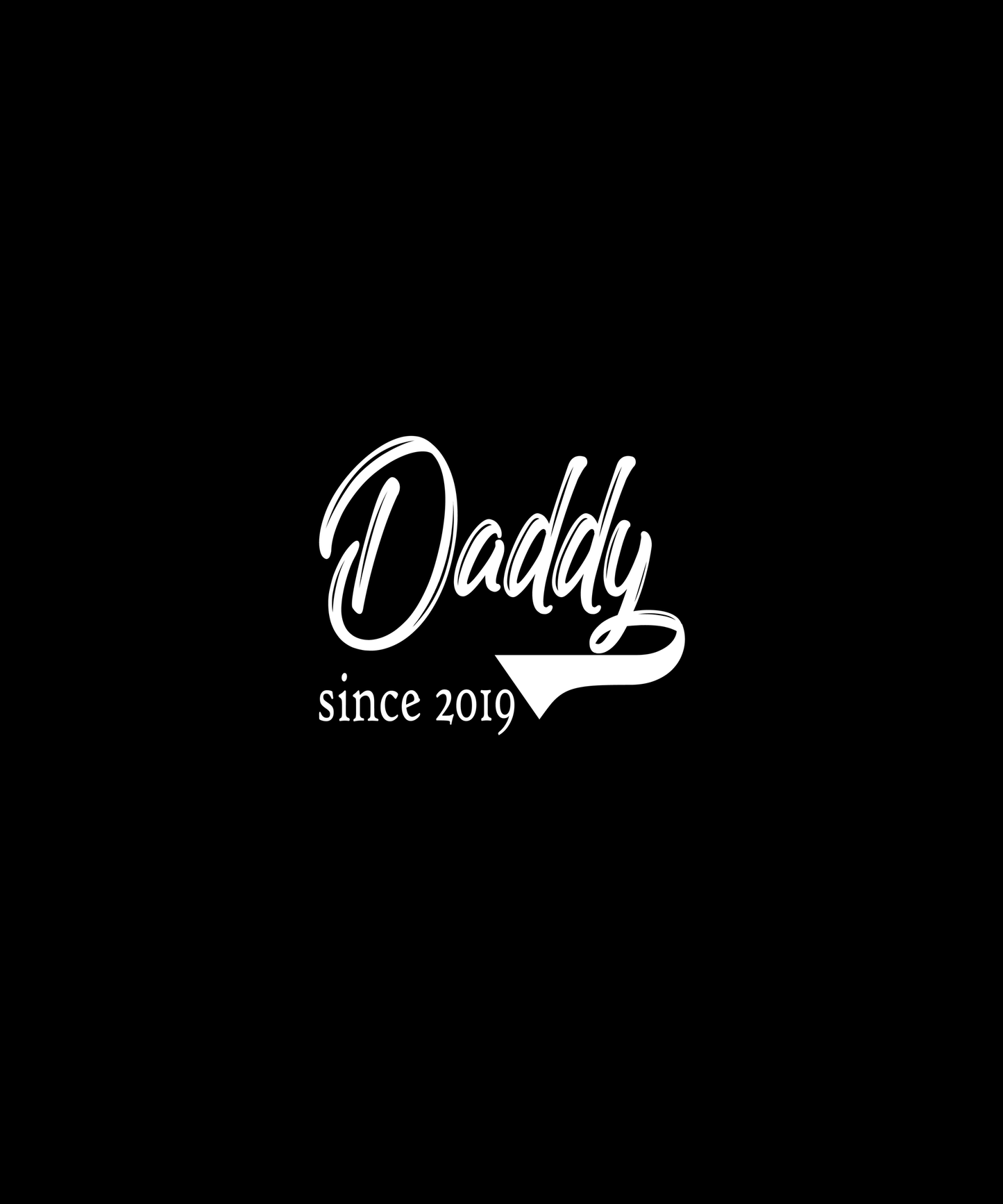 Daddy Since 2019 T-shirt (Black)