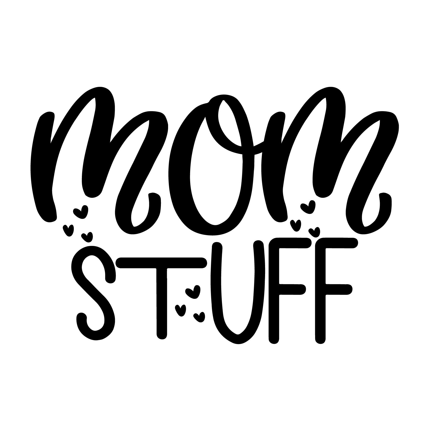 Mom Stuff T-shirt (White)