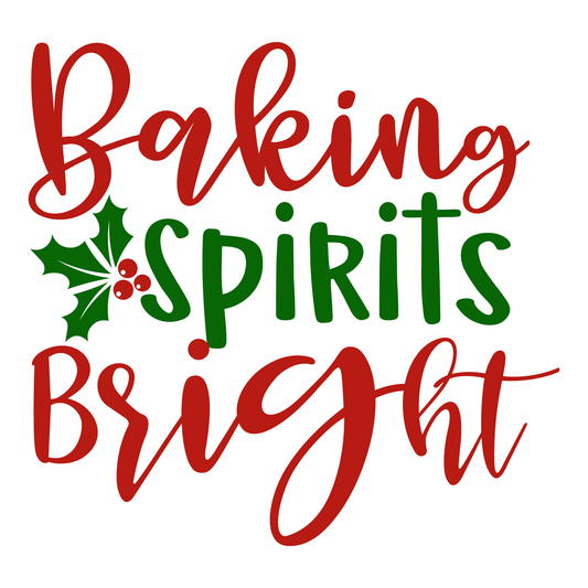Baking Spirits Bright T-shirt (White)